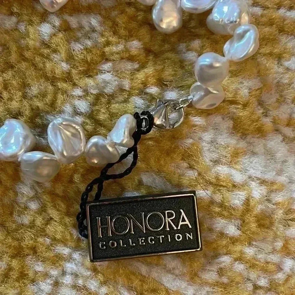 Honora collection freshwater pearl lobster claw bracelet NWT - Picture 3 of 4